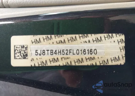 2015 Acura Rdx from USA, damaged, VIN 5J8TB4H52FL016160